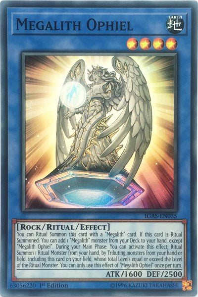Megalith Ophiel [IGAS-EN035] Super Rare | Exor Games Truro