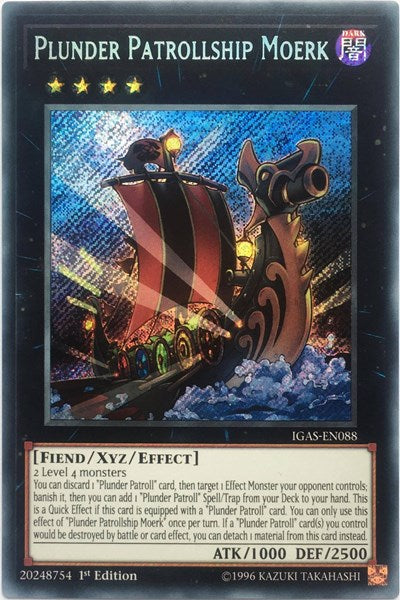 Plunder Patrollship Moerk [IGAS-EN088] Secret Rare | Exor Games Truro