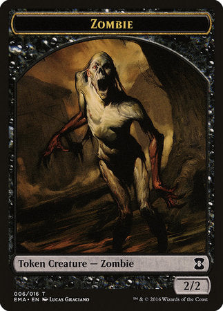 Zombie Token [Eternal Masters Tokens] | Exor Games Truro