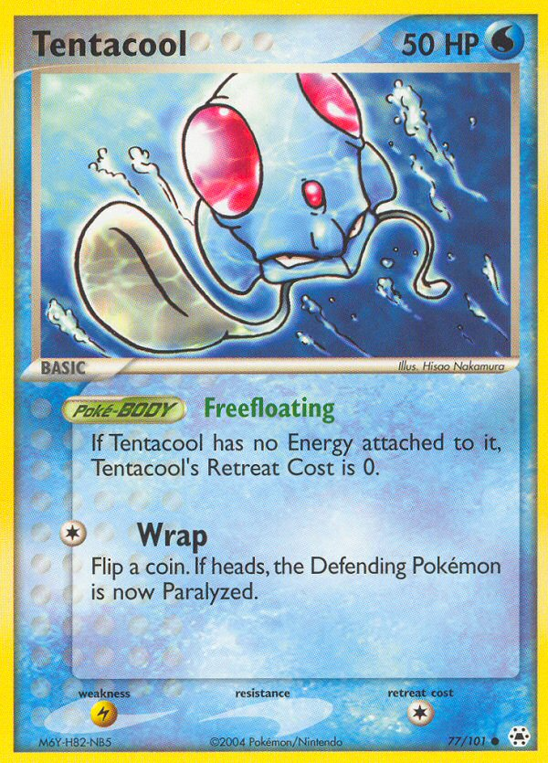 Tentacool (77/101) [EX: Hidden Legends] | Exor Games Truro