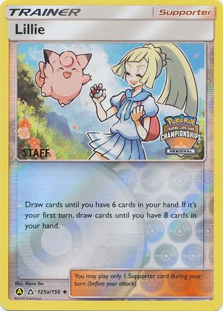 Lillie (125a/156) (Regional Promo Staff) [Sun & Moon: Ultra Prism] | Exor Games Truro