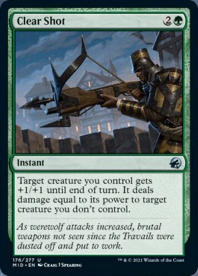 Clear Shot [Innistrad: Midnight Hunt] | Exor Games Truro