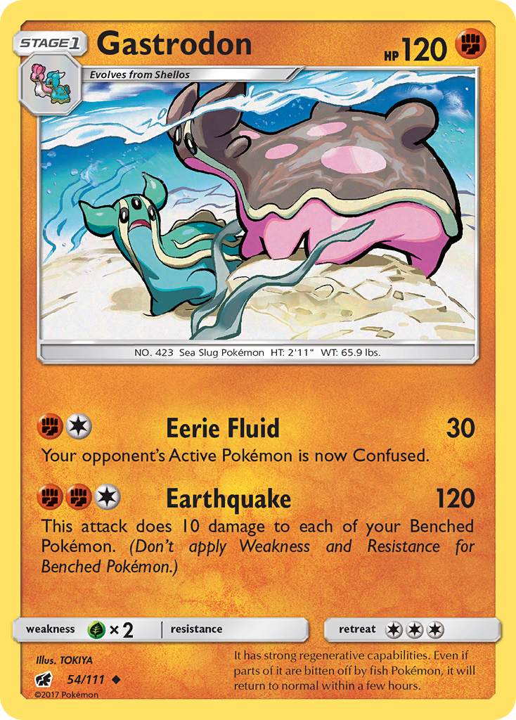 Gastrodon (54/111) [Sun & Moon: Crimson Invasion] | Exor Games Truro