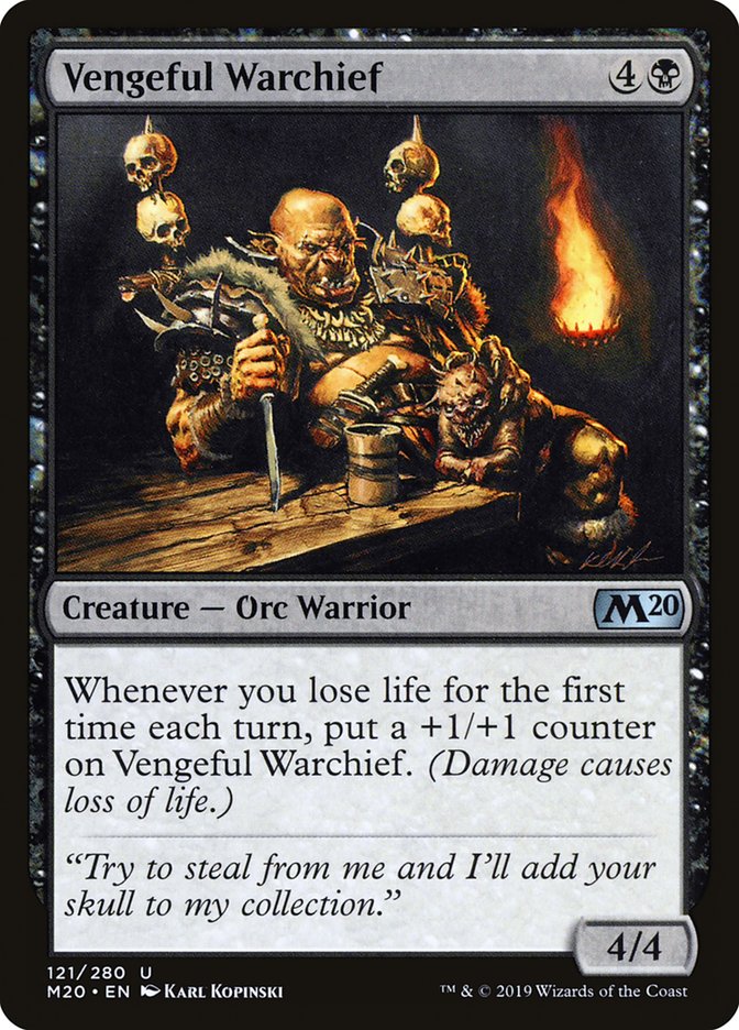 Vengeful Warchief [Core Set 2020] | Exor Games Truro