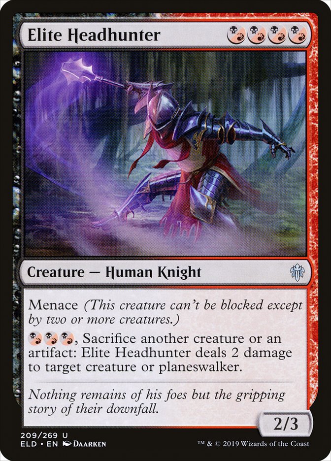 Elite Headhunter [Throne of Eldraine] | Exor Games Truro
