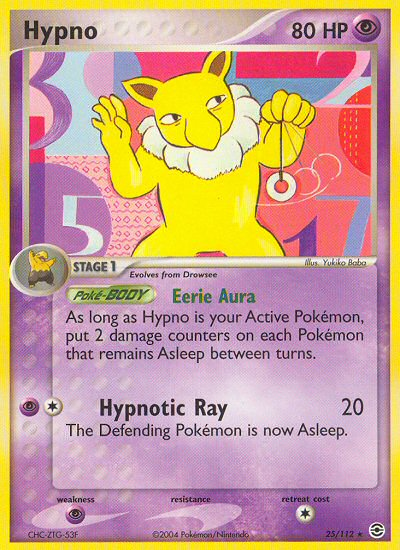 Hypno (25/112) [EX: FireRed & LeafGreen] | Exor Games Truro