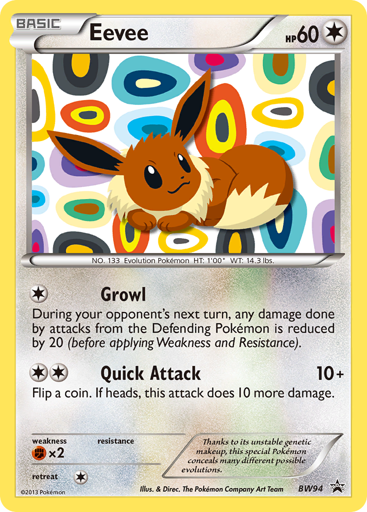 Eevee (BW94) [Black & White: Black Star Promos] | Exor Games Truro