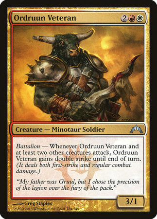Ordruun Veteran [Gatecrash] | Exor Games Truro