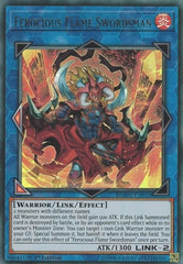 Ferocious Flame Swordsman [DUOV-EN032] Ultra Rare | Exor Games Truro