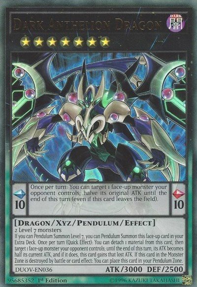 Dark Anthelion Dragon [DUOV-EN036] Ultra Rare | Exor Games Truro