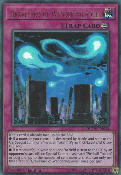 Graveyard of Wandering Souls [DUOV-EN043] Ultra Rare | Exor Games Truro