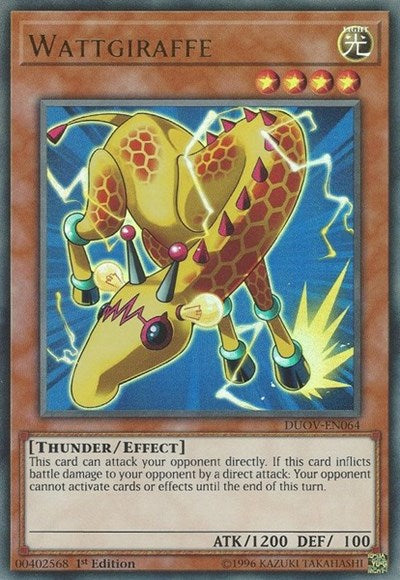 Wattgiraffe [DUOV-EN064] Ultra Rare | Exor Games Truro