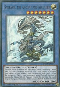 Sauravis, the Ancient and Ascended [DUOV-EN075] Ultra Rare | Exor Games Truro