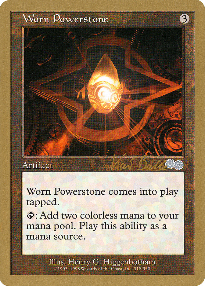 Worn Powerstone (Kai Budde) [World Championship Decks 1999] | Exor Games Truro