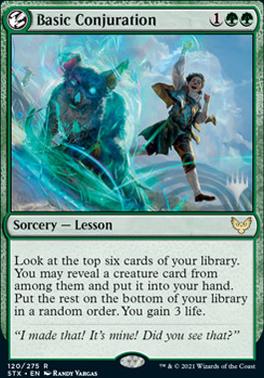 Basic Conjuration (Promo Pack) [Strixhaven: School of Mages Promos] | Exor Games Truro