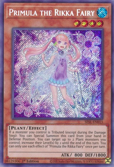 Primula the Rikka Fairy [SESL-EN015] Secret Rare | Exor Games Truro