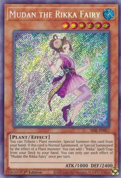 Mudan the Rikka Fairy [SESL-EN017] Secret Rare | Exor Games Truro