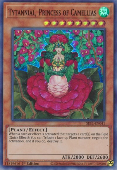 Tytannial, Princess of Camellias [SESL-EN041] Super Rare | Exor Games Truro