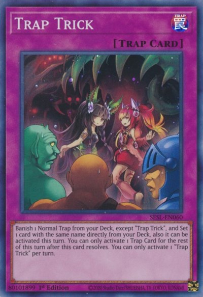 Trap Trick [SESL-EN060] Super Rare | Exor Games Truro