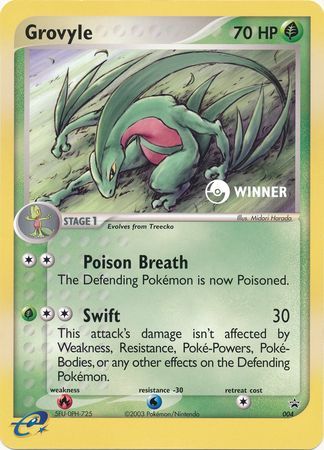 Grovyle (004) (Jumbo Card) [Nintendo: Black Star Promos] | Exor Games Truro