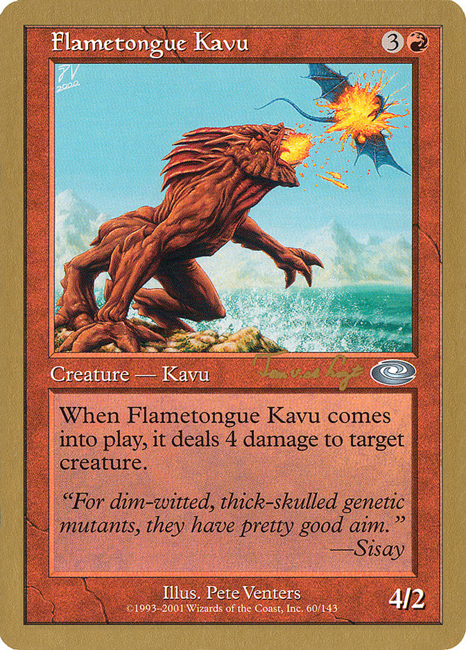 Flametongue Kavu (Tom van de Logt) [World Championship Decks 2001] | Exor Games Truro