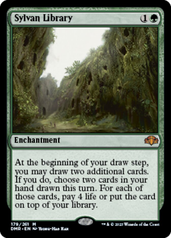 Sylvan Library [Dominaria Remastered] | Exor Games Truro