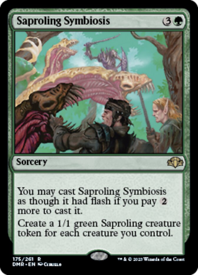 Saproling Symbiosis [Dominaria Remastered] | Exor Games Truro