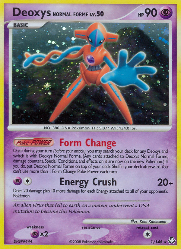 Deoxys Normal Forme (1/146) [Diamond & Pearl: Legends Awakened] | Exor Games Truro