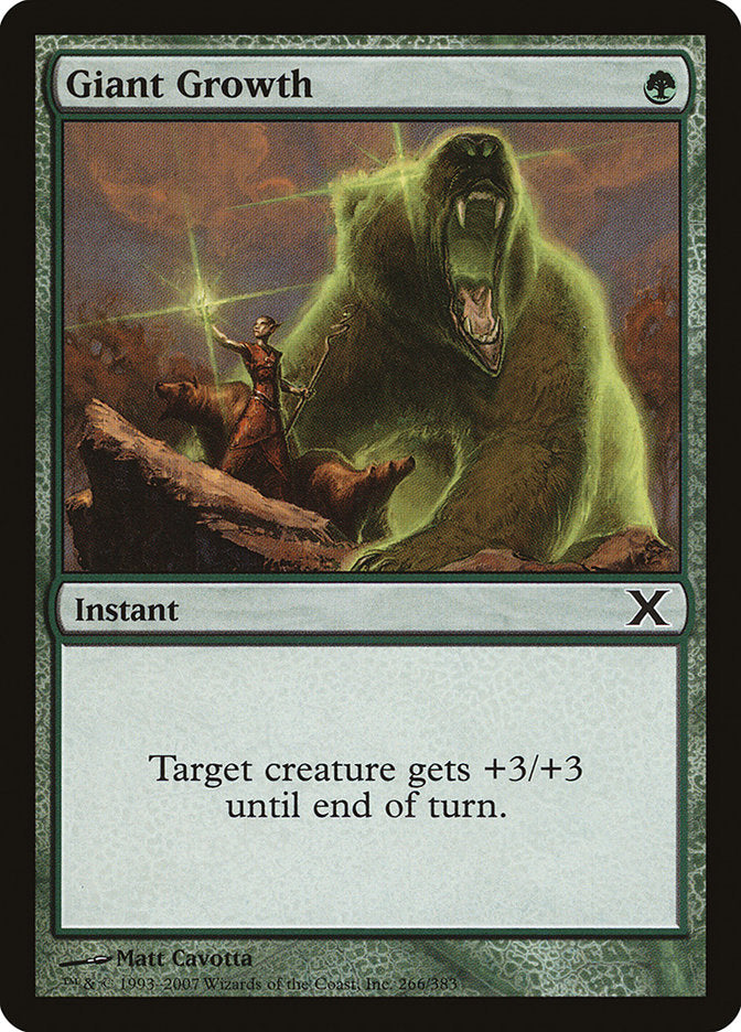 Giant Growth [Tenth Edition] | Exor Games Truro