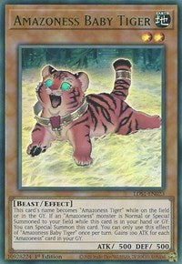 Amazoness Baby Tiger (Green) [LDS1-EN023] Ultra Rare | Exor Games Truro