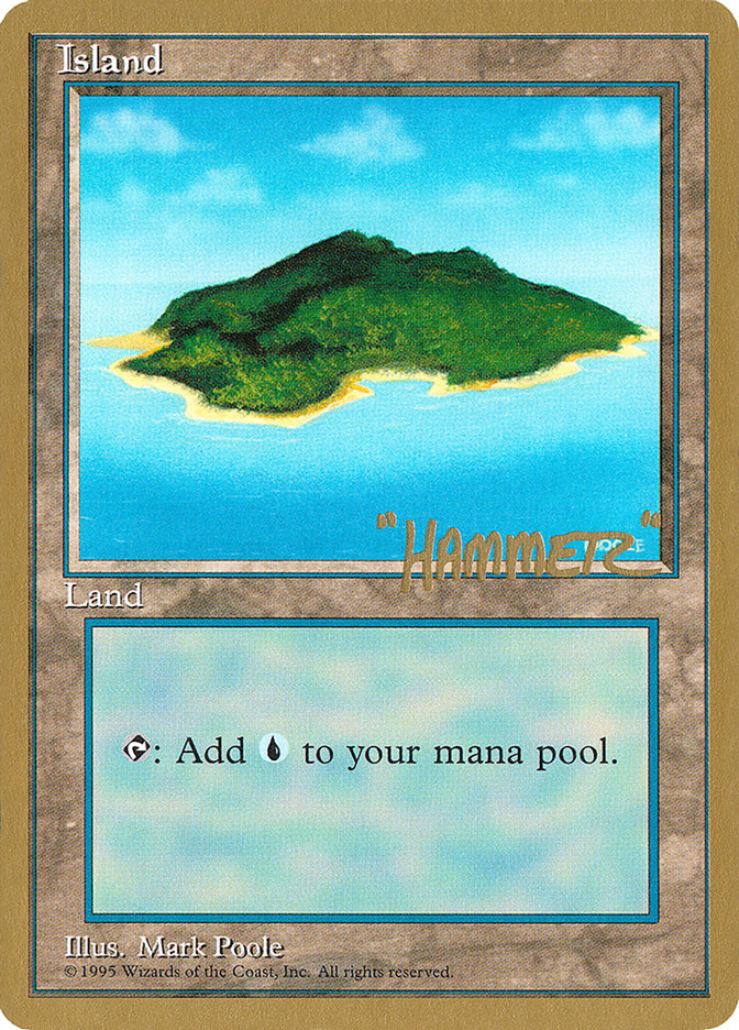 Island (shr367) (Shawn "Hammer" Regnier) [Pro Tour Collector Set] | Exor Games Truro