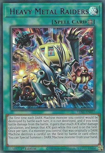 Heavy Metal Raiders (Purple) [LDS1-EN077] Ultra Rare | Exor Games Truro