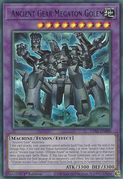 Ancient Gear Megaton Golem (Purple) [LDS1-EN088] Ultra Rare | Exor Games Truro