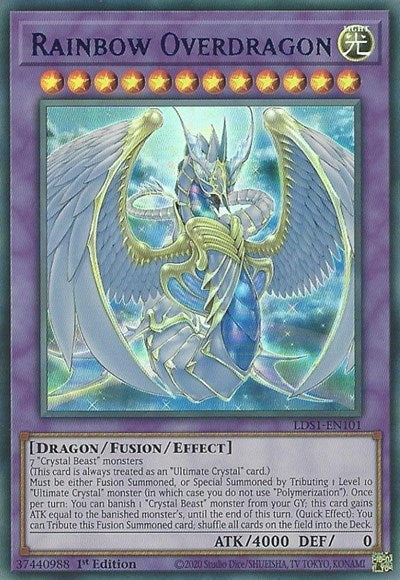 Rainbow Overdragon (Blue) [LDS1-EN101] Ultra Rare | Exor Games Truro