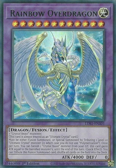 Rainbow Overdragon (Green) [LDS1-EN101] Ultra Rare | Exor Games Truro