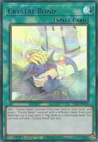 Crystal Bond (Blue) [LDS1-EN112] Ultra Rare | Exor Games Truro