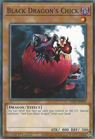 Black Dragon's Chick [LDS1-EN002] Common | Exor Games Truro