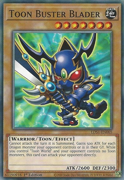 Toon Buster Blader [LDS1-EN065] Common | Exor Games Truro