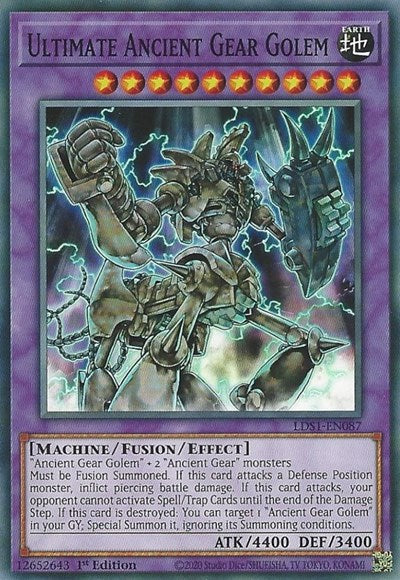 Ultimate Ancient Gear Golem [LDS1-EN087] Common | Exor Games Truro