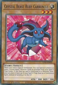 Crystal Beast Ruby Carbuncle [LDS1-EN092] Common | Exor Games Truro