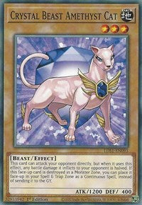 Crystal Beast Amethyst Cat [LDS1-EN093] Common | Exor Games Truro