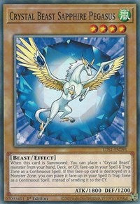 Crystal Beast Sapphire Pegasus [LDS1-EN098] Common | Exor Games Truro