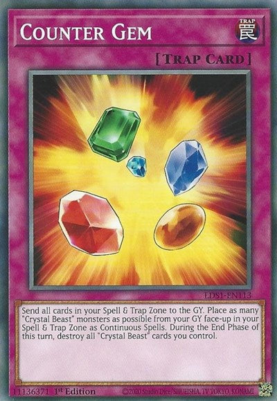 Counter Gem [LDS1-EN113] Common | Exor Games Truro