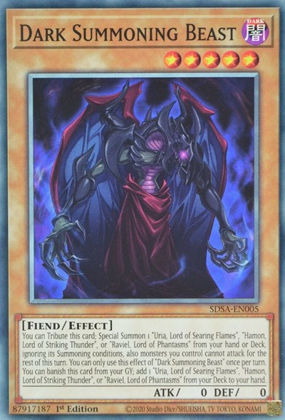 Dark Summoning Beast [SDSA-EN005] Common | Exor Games Truro