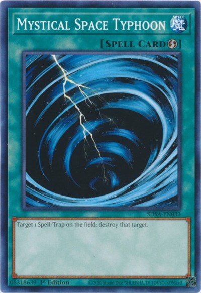 Mystical Space Typhoon [SDSA-EN033] Common | Exor Games Truro