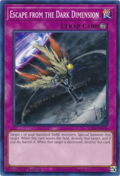 Escape from the Dark Dimension [SDSA-EN036] Common | Exor Games Truro