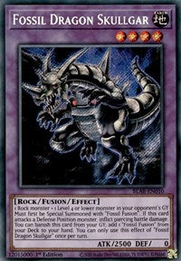 Fossil Dragon Skullgar [BLAR-EN010] Secret Rare | Exor Games Truro