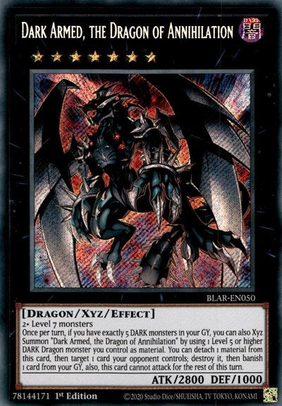 Dark Armed, the Dragon of Annihilation [BLAR-EN050] Secret Rare | Exor Games Truro