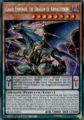 Chaos Emperor, the Dragon of Armageddon [BLAR-EN051] Secret Rare | Exor Games Truro