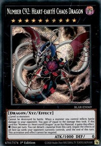 Number C92: Heart-eartH Chaos Dragon [BLAR-EN069] Secret Rare | Exor Games Truro